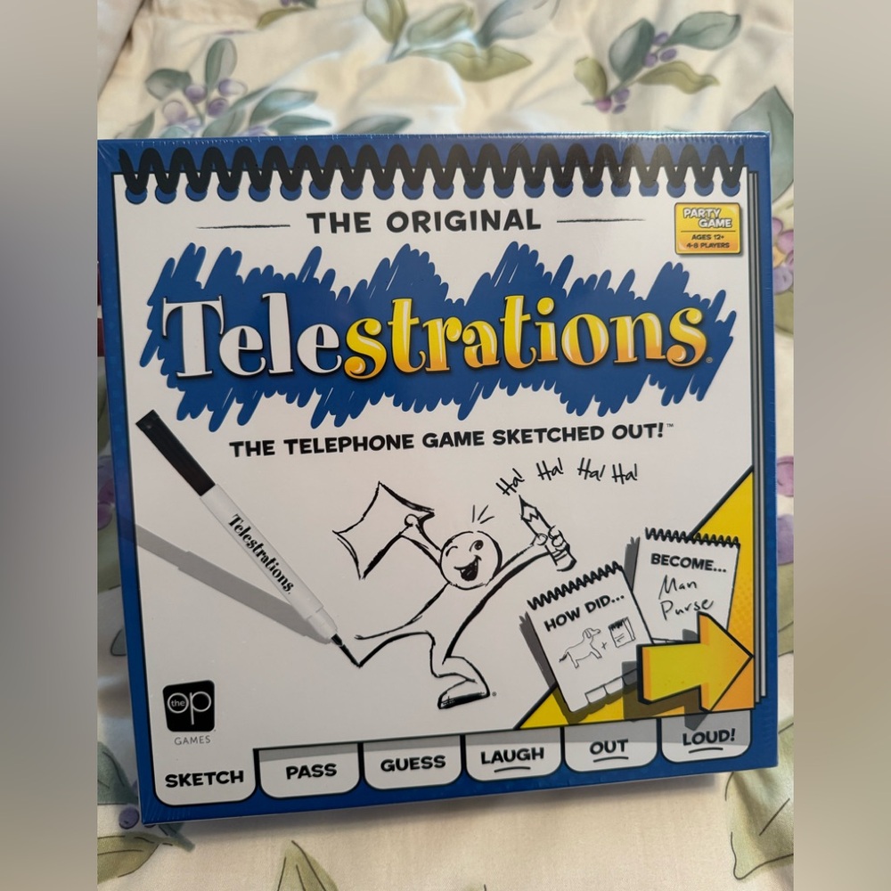 NWT Telestrations game for 4-8 players